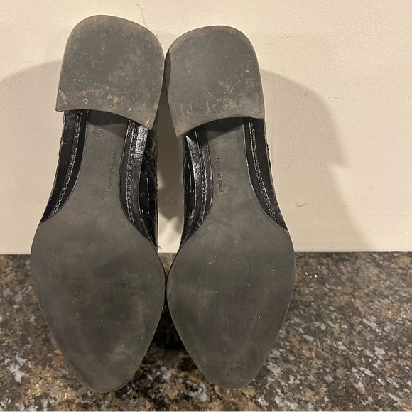 Raffaella Venturini Black Shoes Made in Italy Sz 38 - Picture 6 of 9